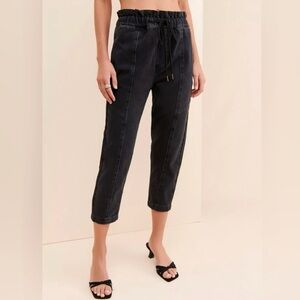 Pistola Charcoal Cropped Women's Jeans